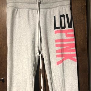 Pink Victoria’s Secret Sweatpants